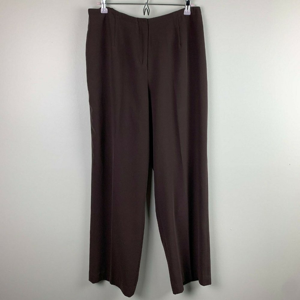 Pendleton Dress Pants Brown Polyester Career Work… - image 1
